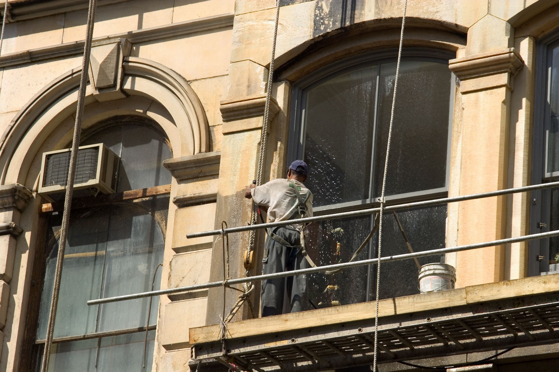 cleaning the facade#2